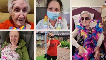 Skellingthorpe care home Residents day of smiles, colour and laughter